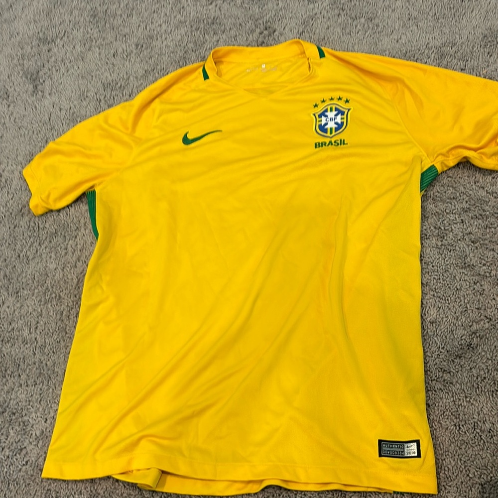 Nike Brasil CBF soccer futbol jersey size xl